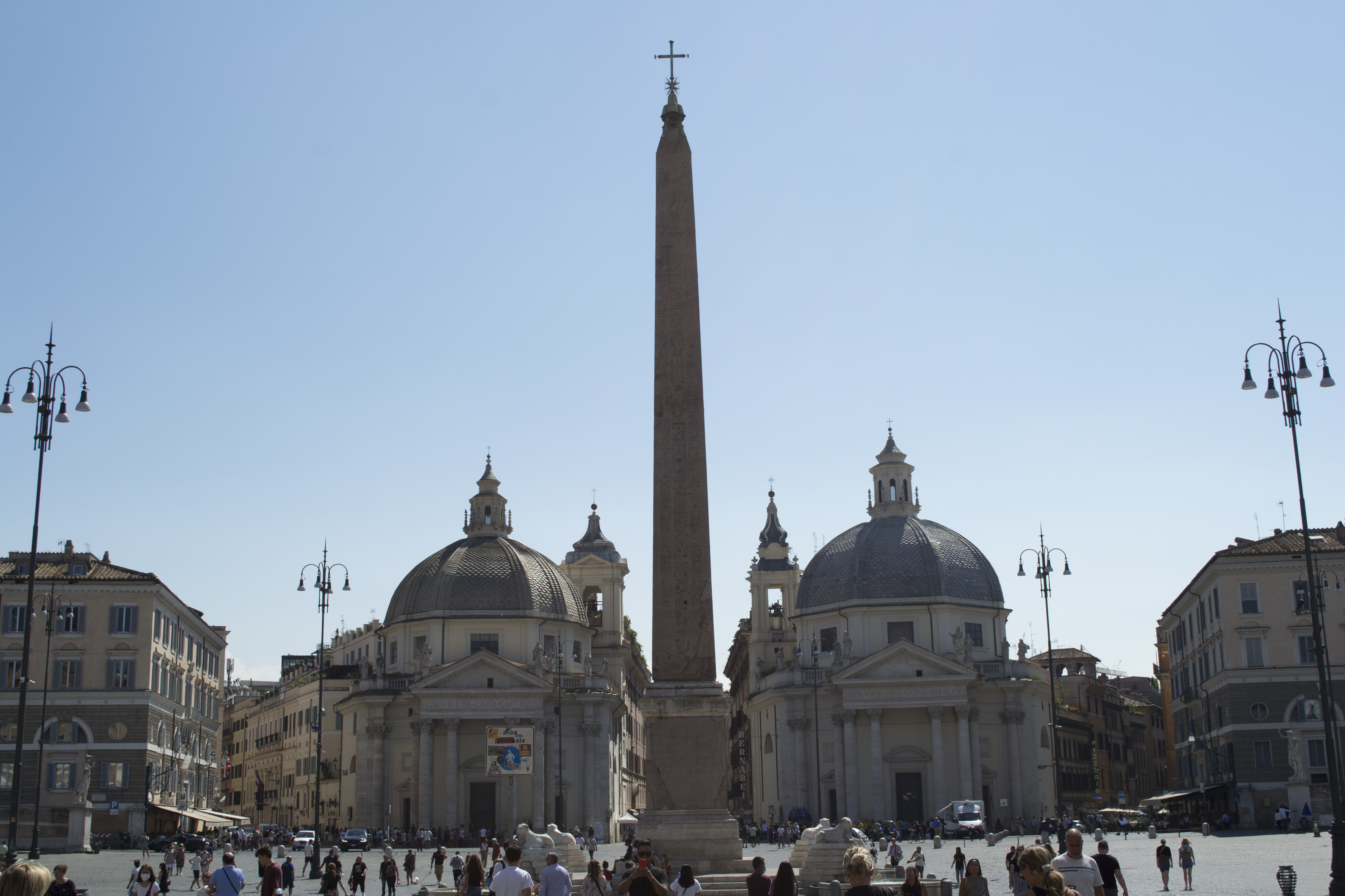 Detalle arquitectónico Santa Maria in Montesanto