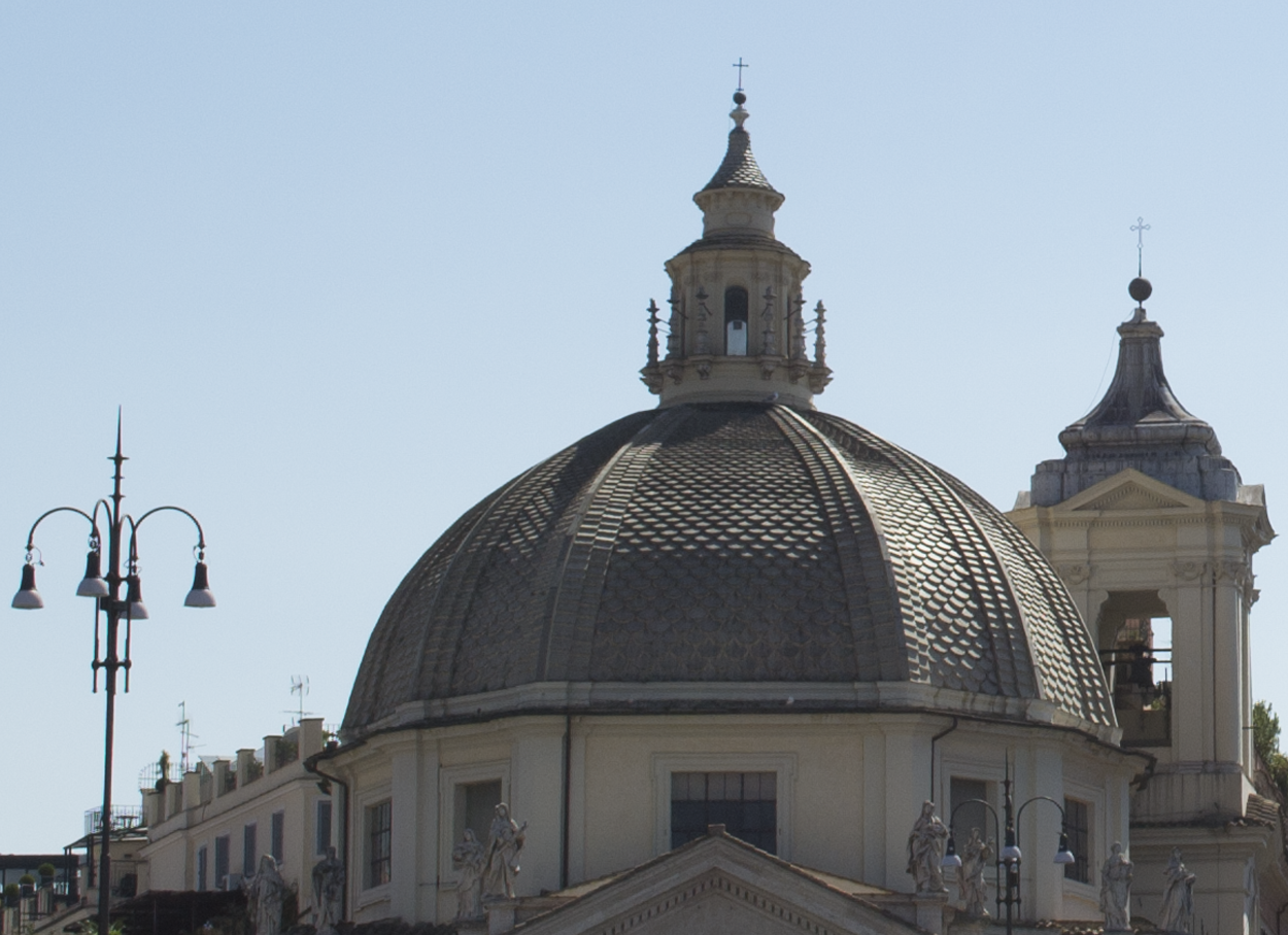 Cúpula Santa Maria dei Miracoli Piazza del Popolo