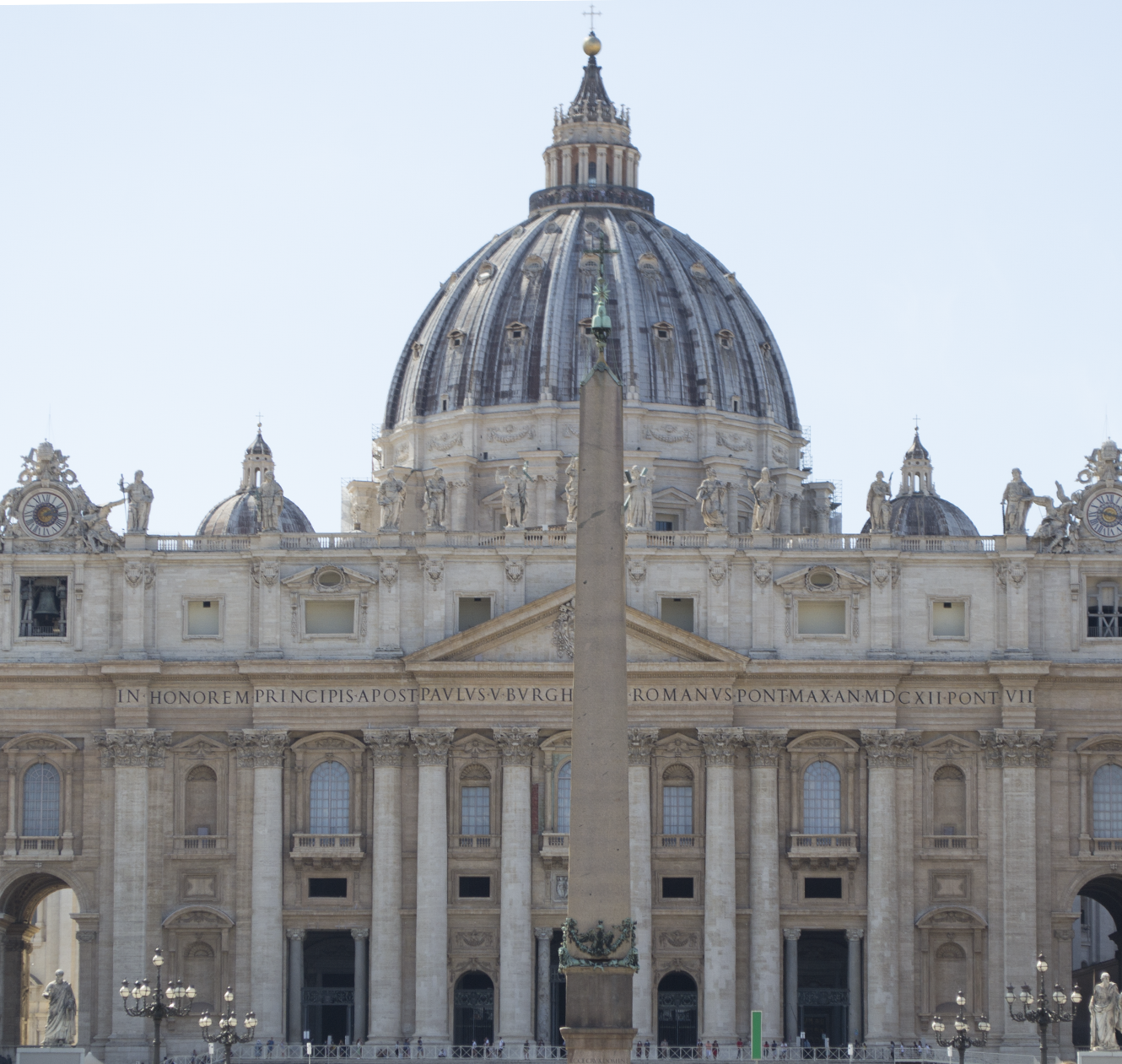 Detalle de estatuas Plaza de San Pedro